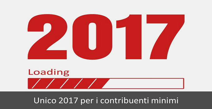 unico 2017 per i contribuenti minimi