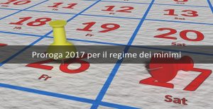 proroga 2017 per il regime dei minimi