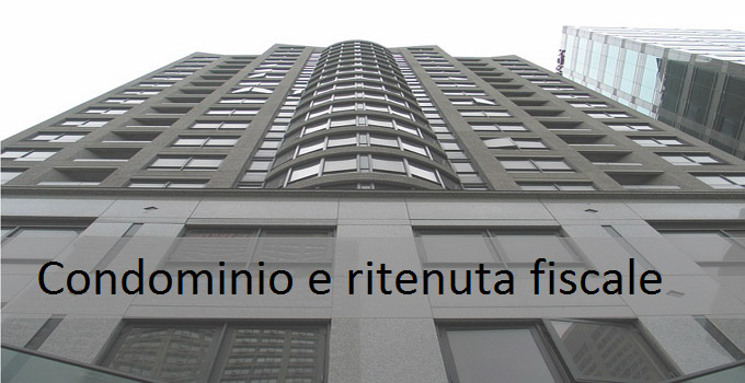 condominio e ritenuta fiscale